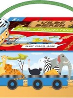 Lantaarn Boek + puzzeltrein wilde dieren