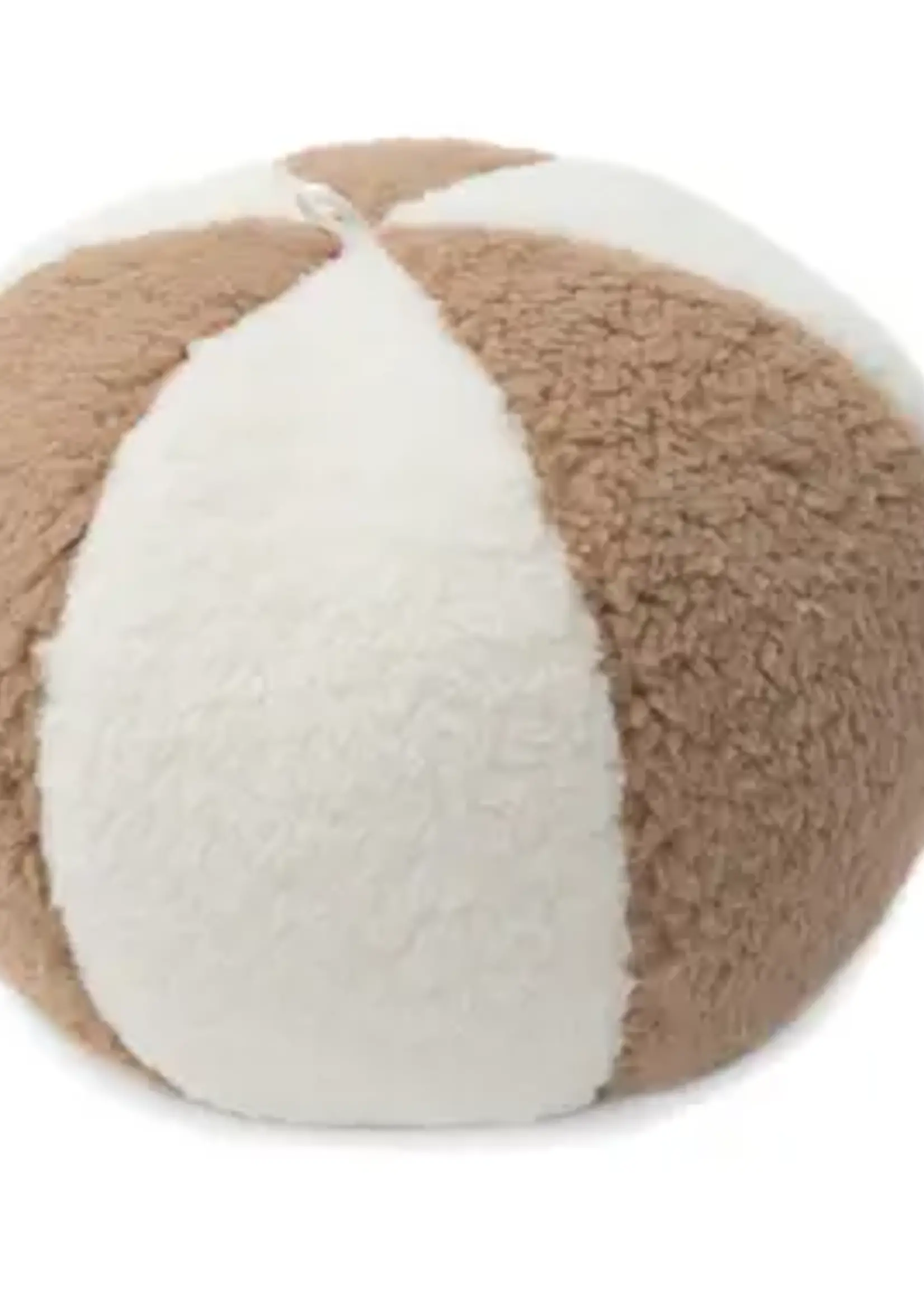 Jollein Jollein - stoffen speelbal ivory/biscuit