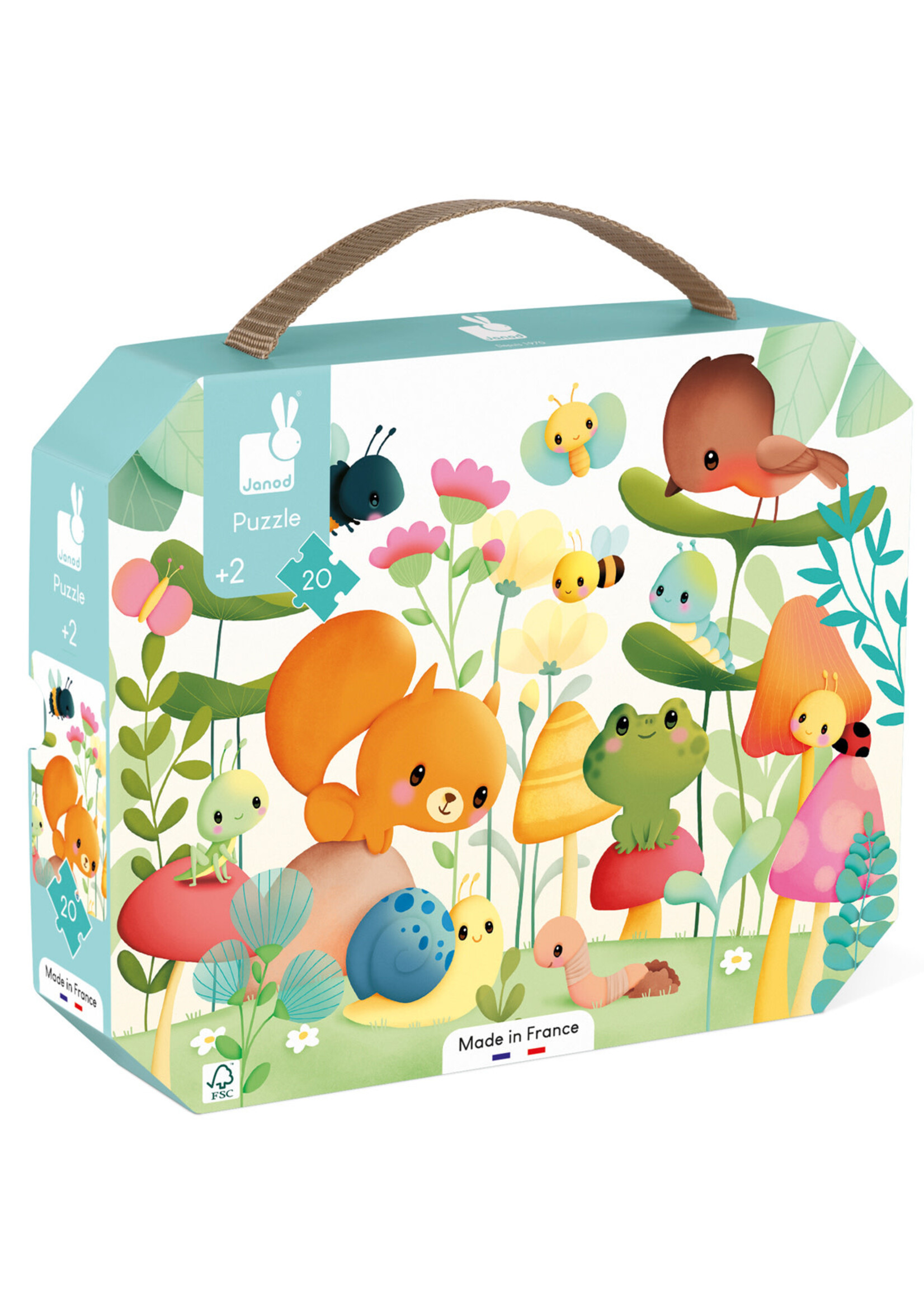 Janod Janod  - puzzel de tuinvrienden