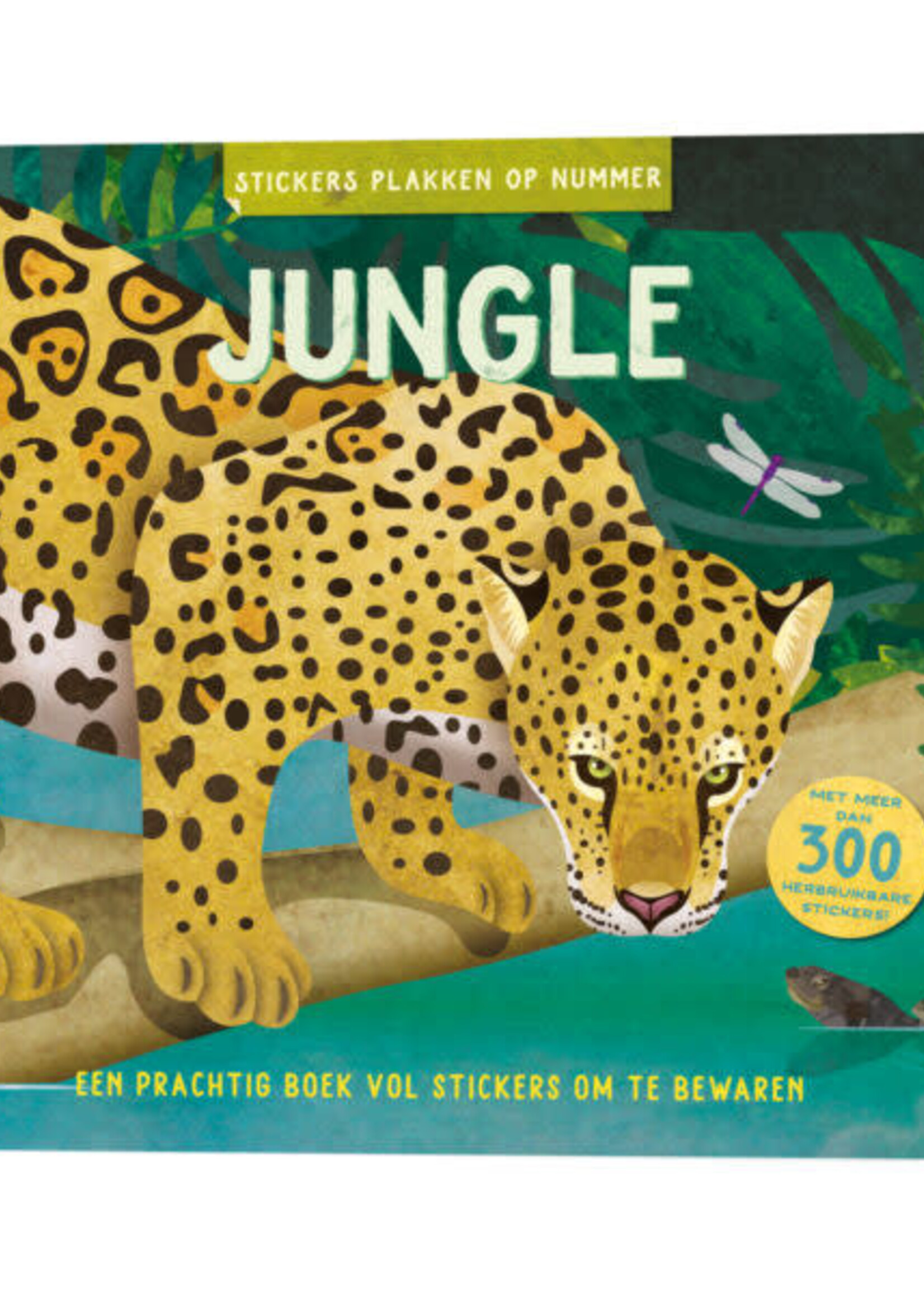 Lantaarn Lantaarn - jungle stickers plakken op nummer