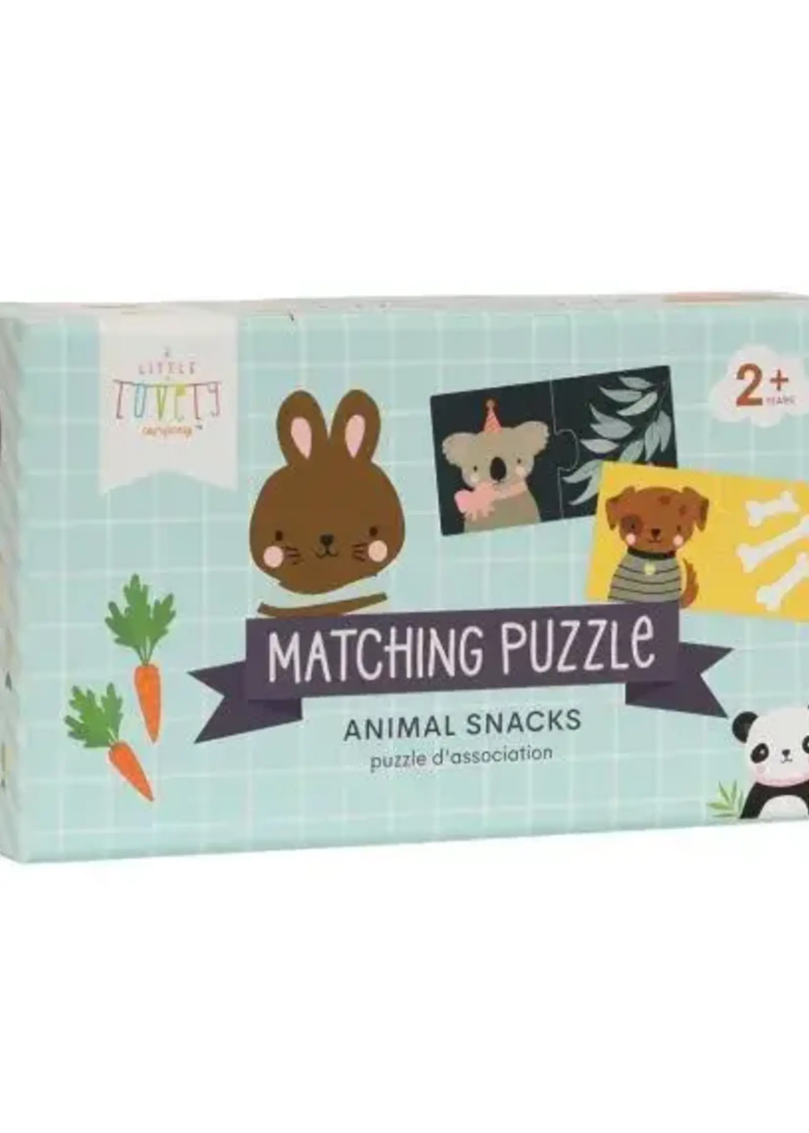 A Little Lovely Company A Little Lovely Company - matching puzzle animal snacks