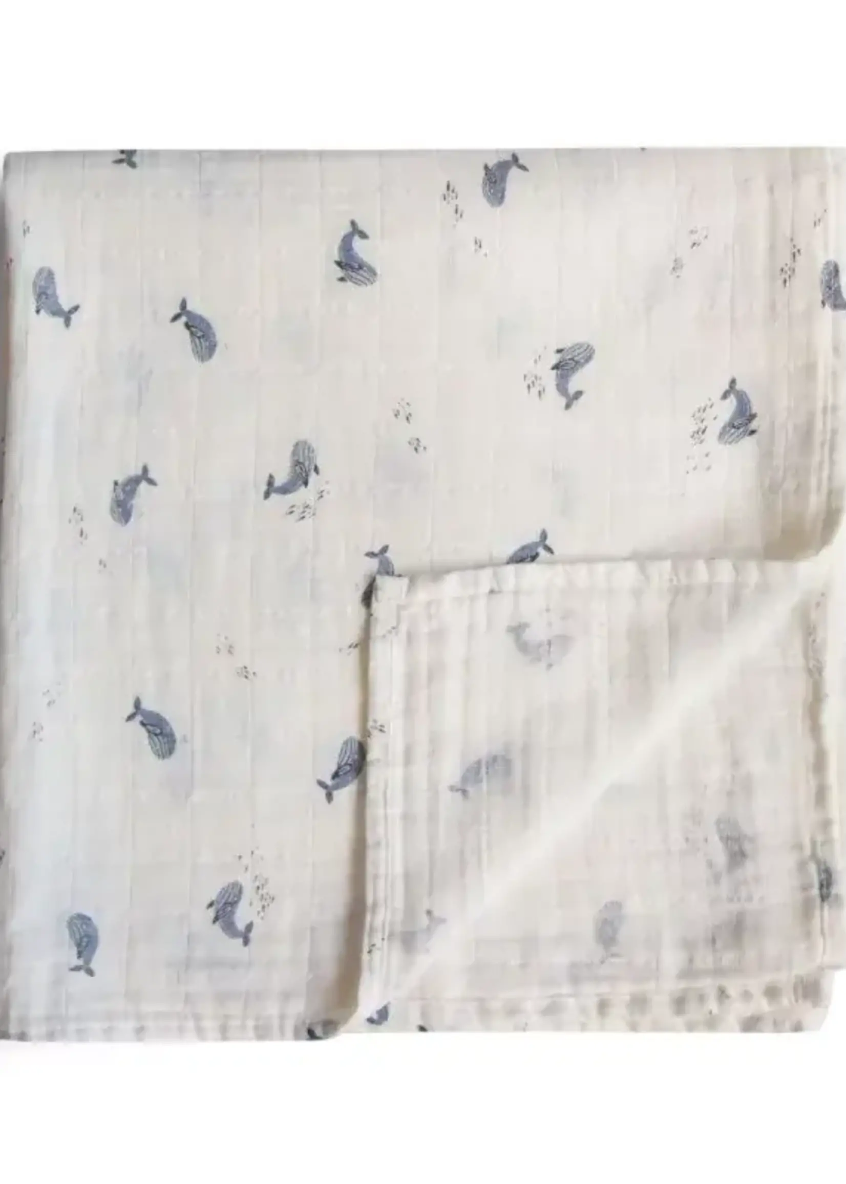 Mushie Mushie - swaddle whales 120x120