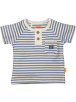 Bess Bess - shirt ss striped white