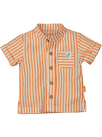 Bess Bess - blouse striped orange paradise