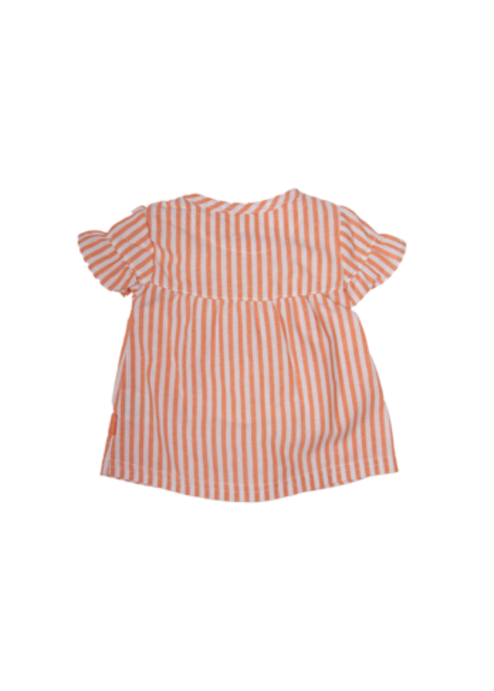 Bess Bess - blouse striped orange paradise