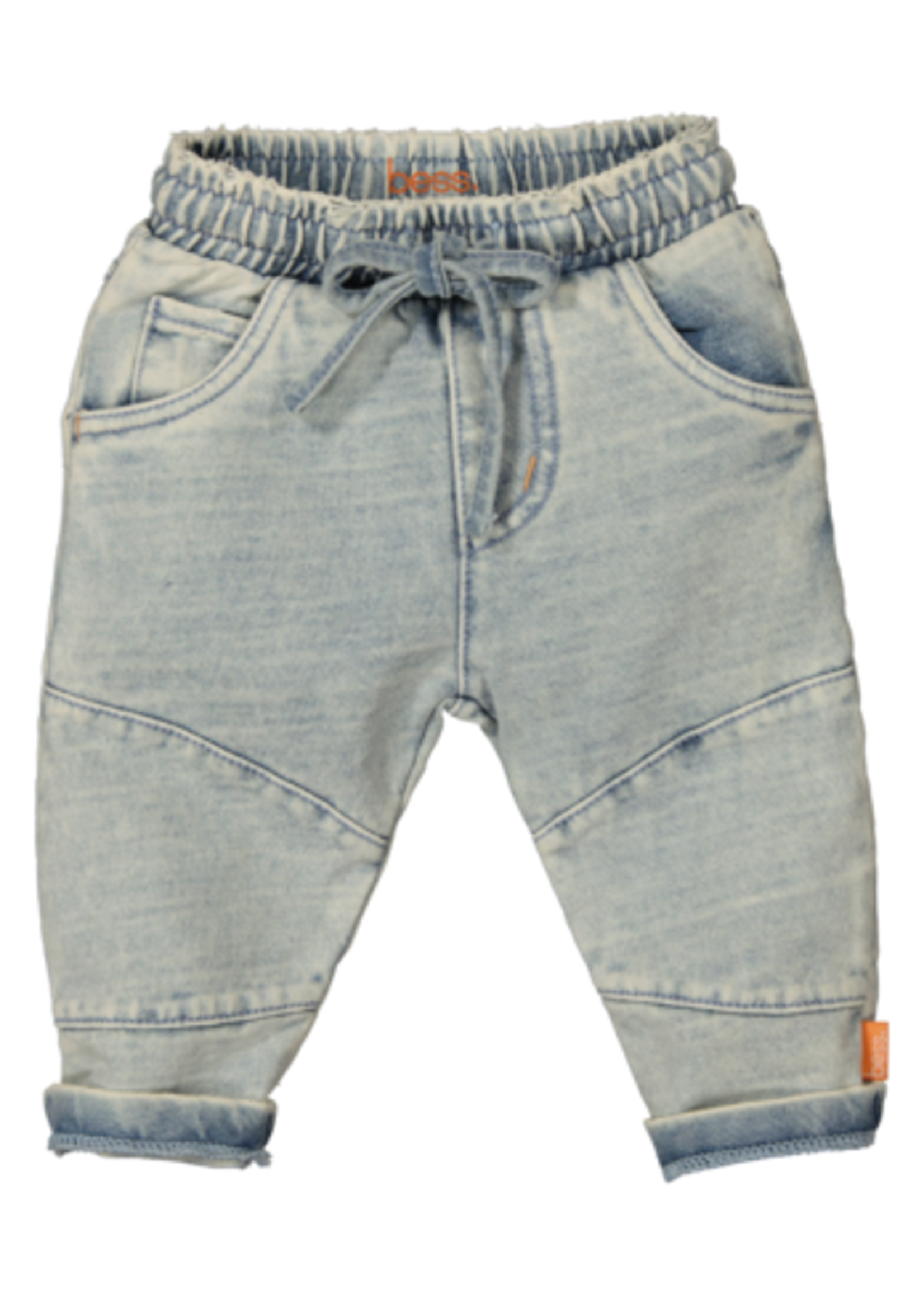 Bess Bess - pants jog denim light wash