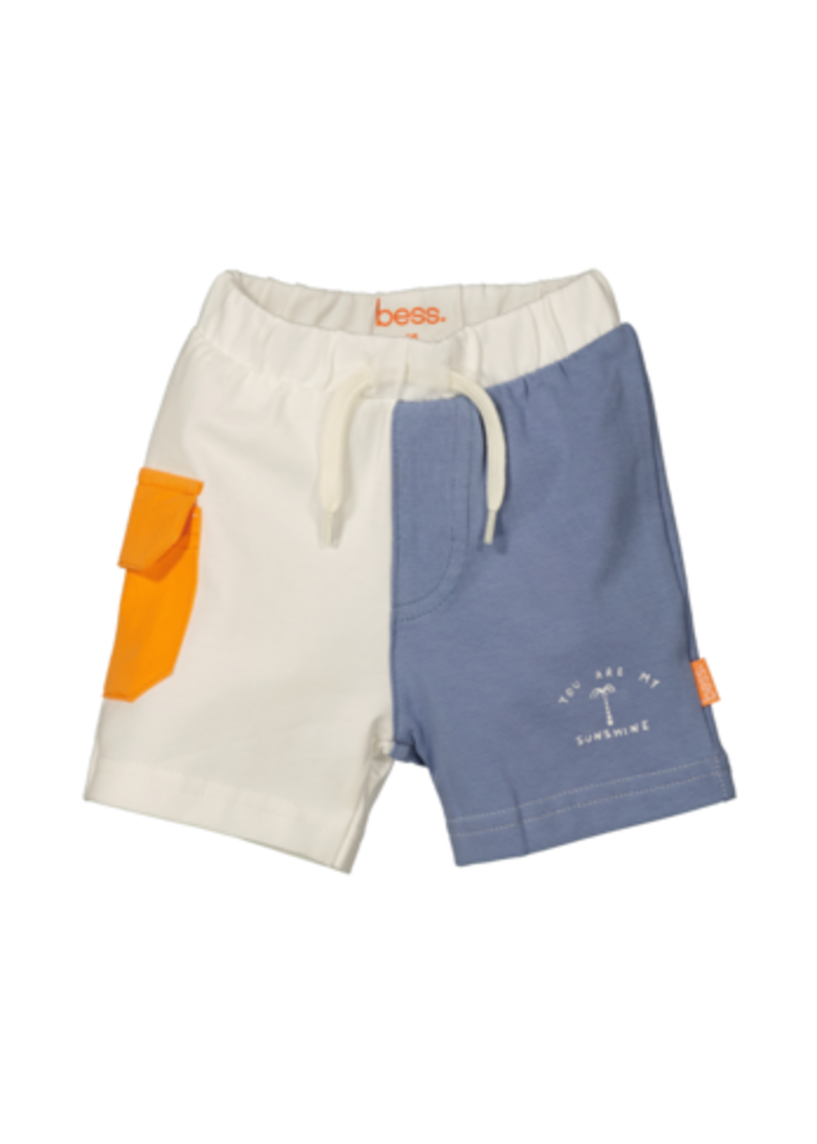 Bess Bess - short colorblock white