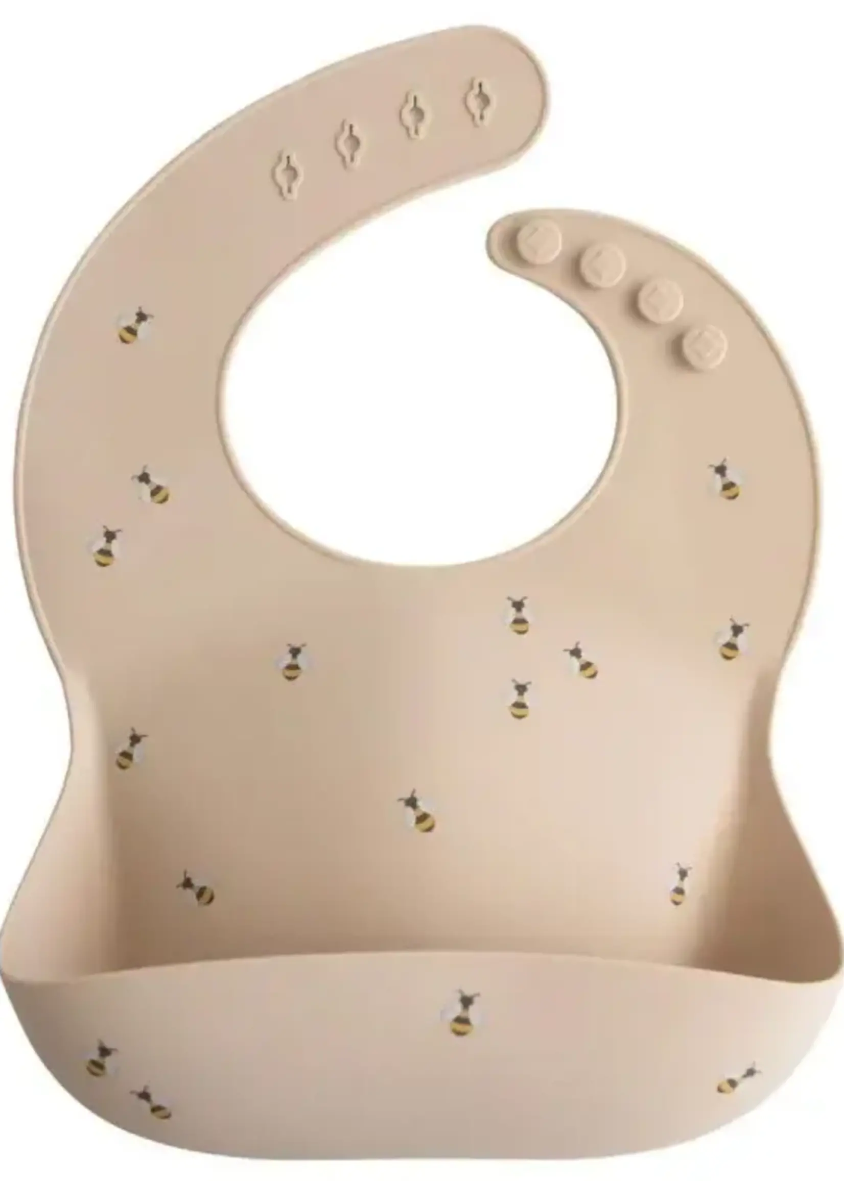 Mushie Mushie - silicone bib bees