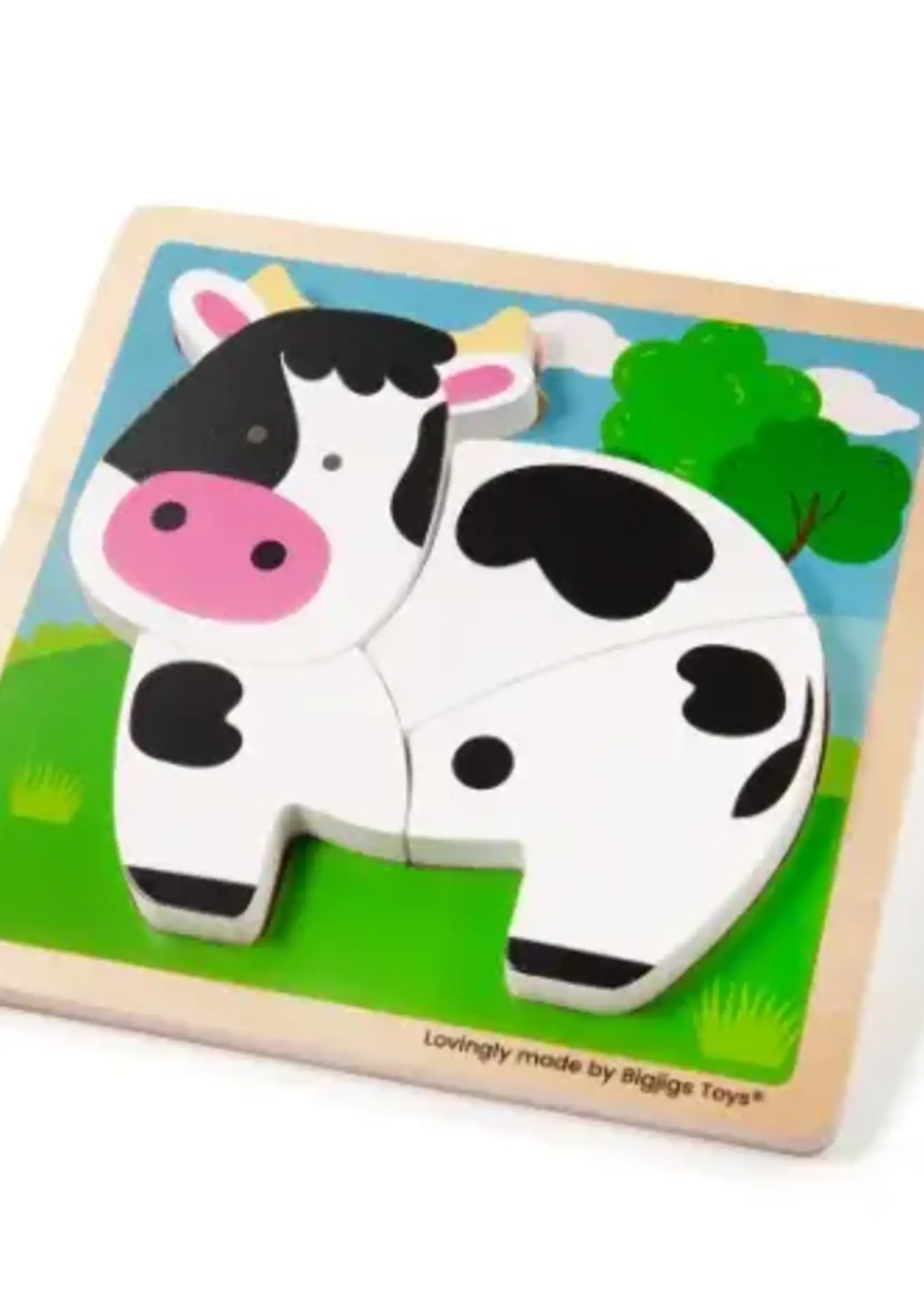 Bigjigs Toys Bigjigs - puzzle cow