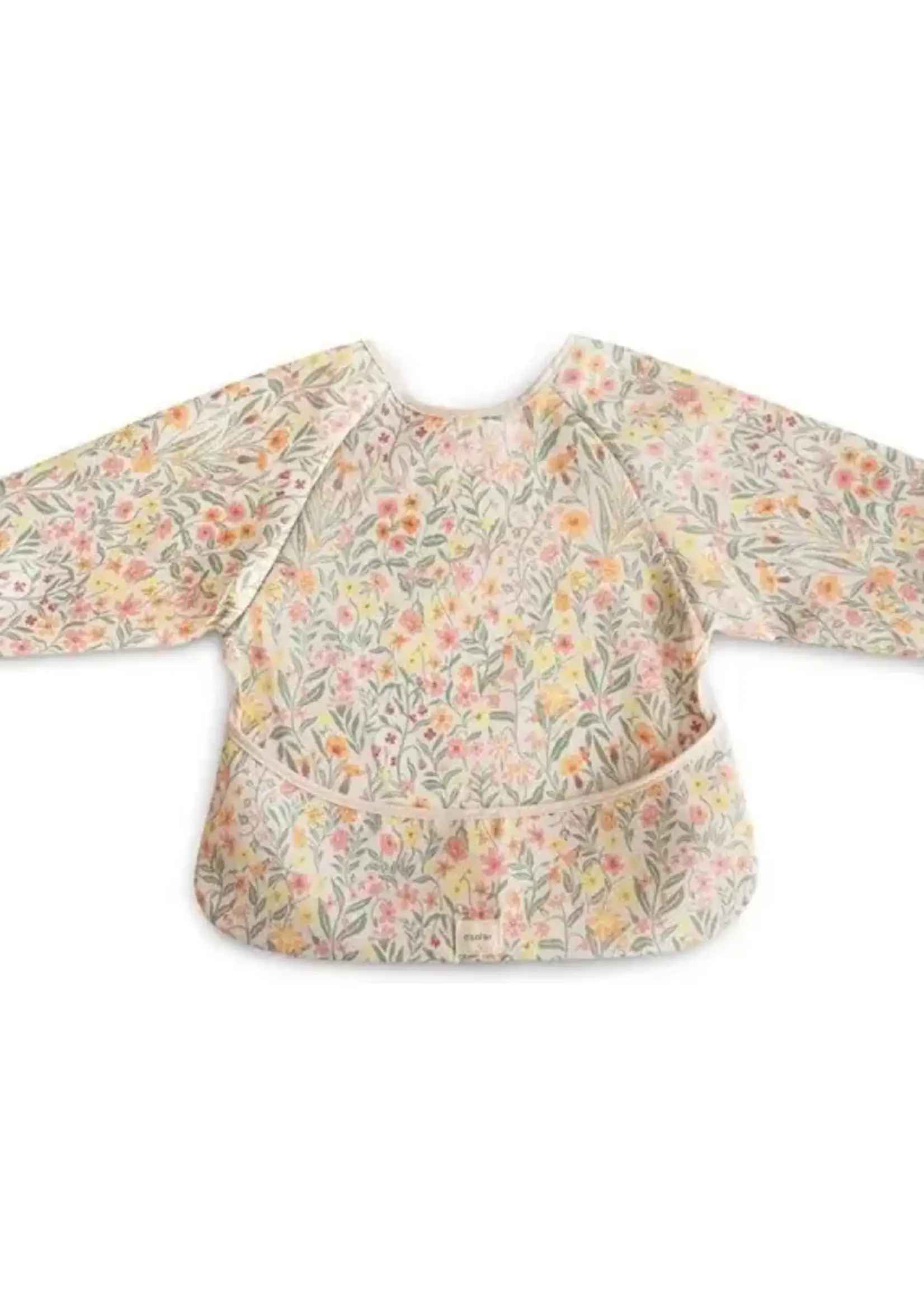 Mushie Mushie - long sleeve bib pastel blooms