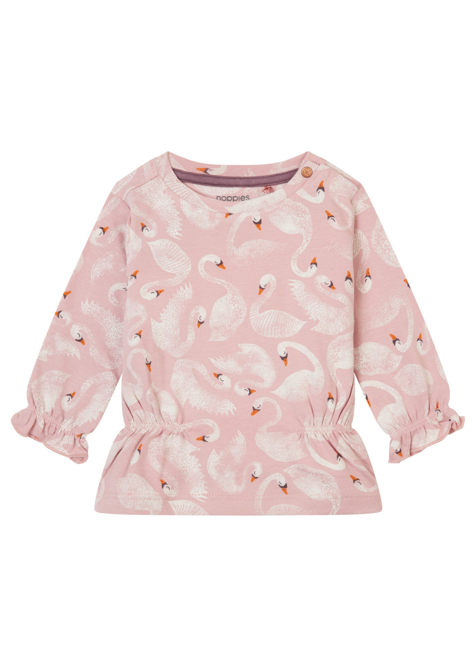 Noppies Noppies - pale mauve allover print