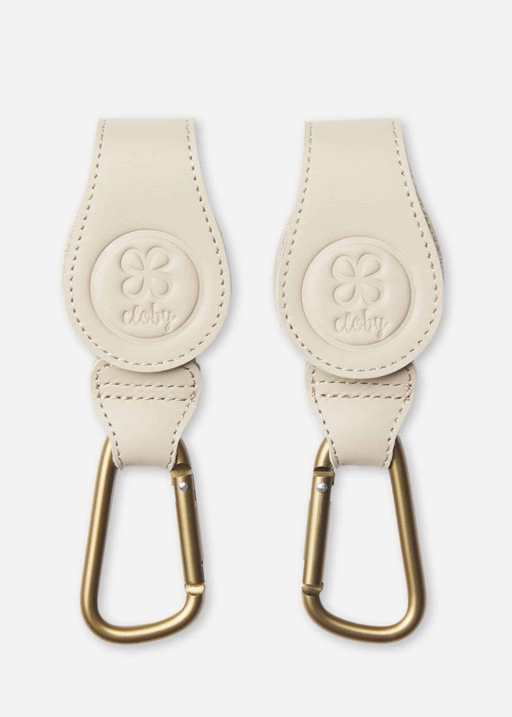 Cloby Cloby - stroller hooks beige 2-pcs