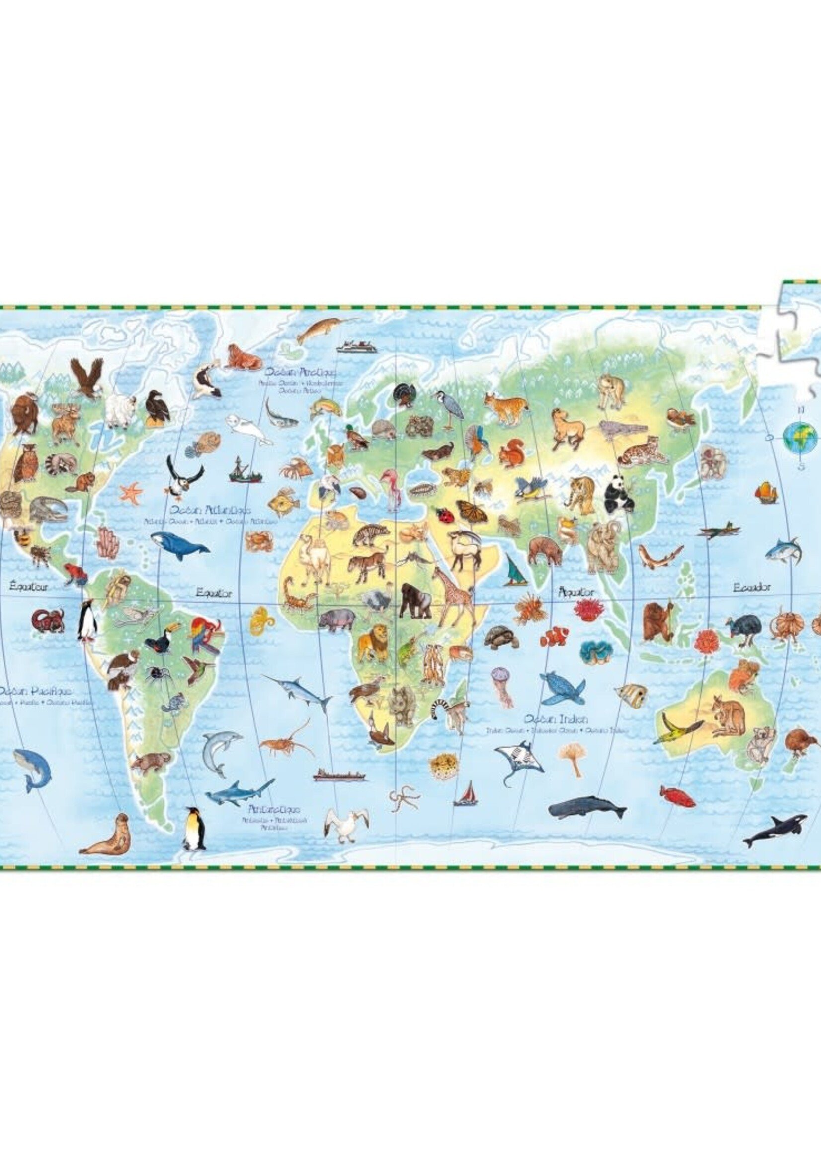 Djeco Djeco - puzzel de dieren van de wereld