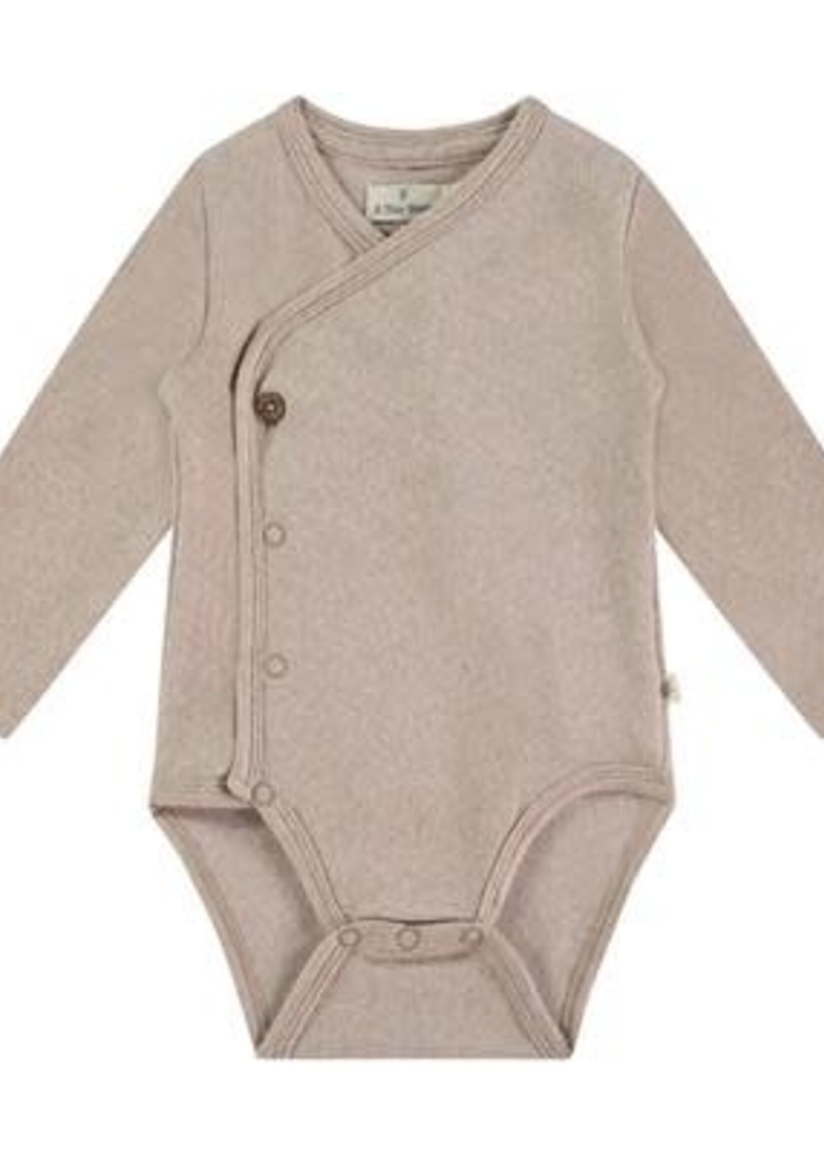 A Tiny Story A Tiny Story noos - romper ls outmeal melange