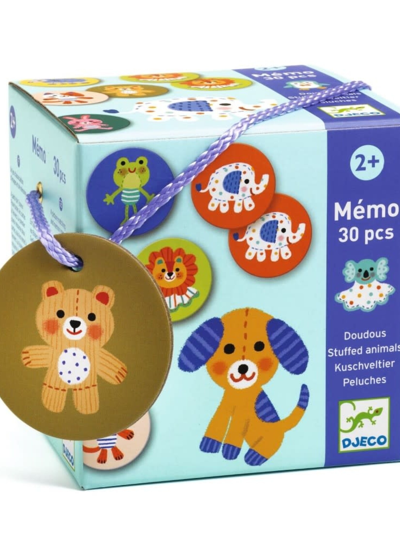 Djeco Djeco - memo 30 pcs stuffed animals