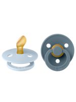 Bibs Bibs - anatomivcal size 2 baby blue / petrol