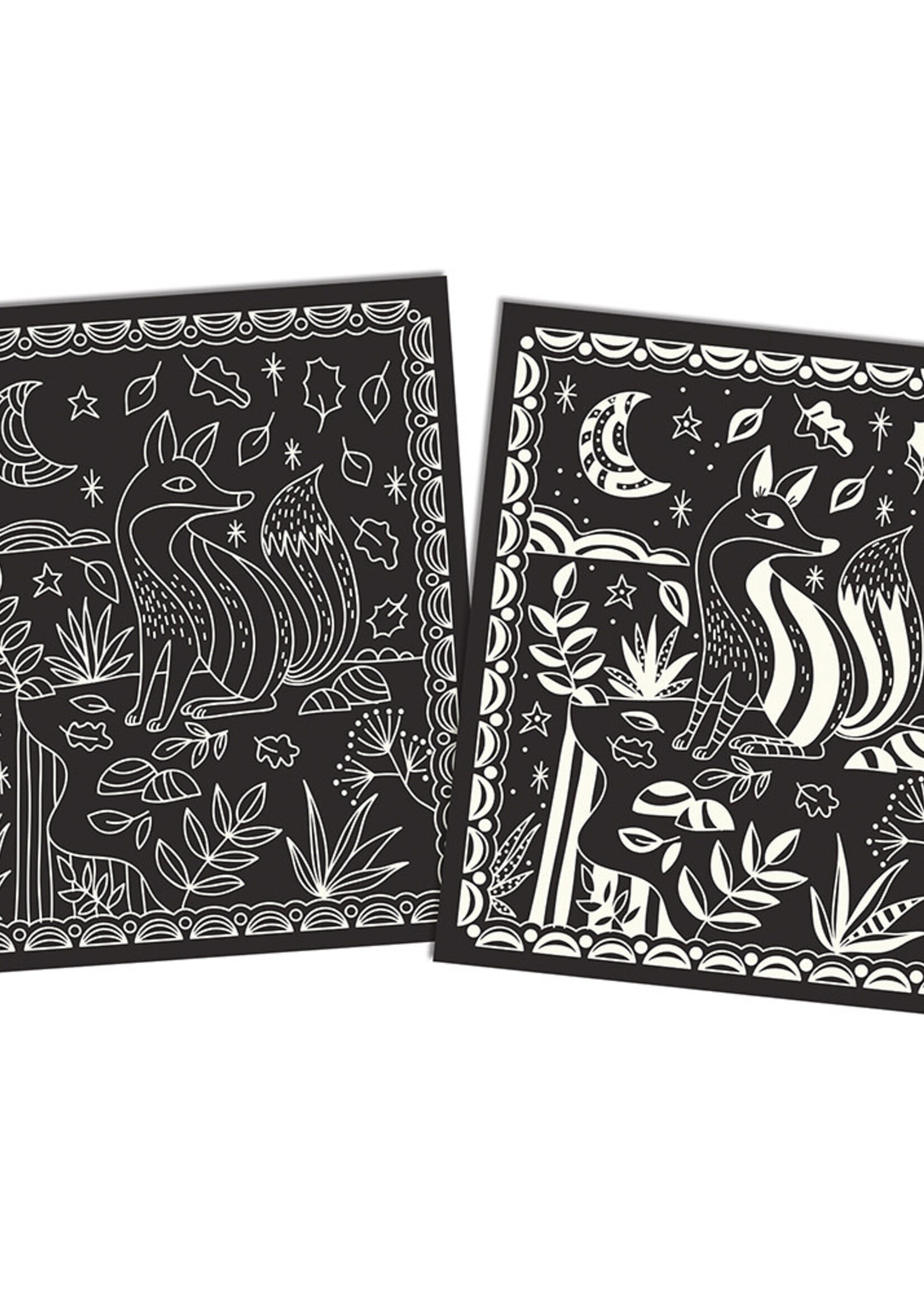 Janod Janod - scratch art glow in the dark