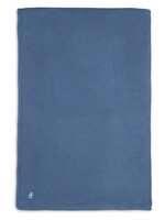 Jollein Jollein - deken basic knit jeans blue/fleece