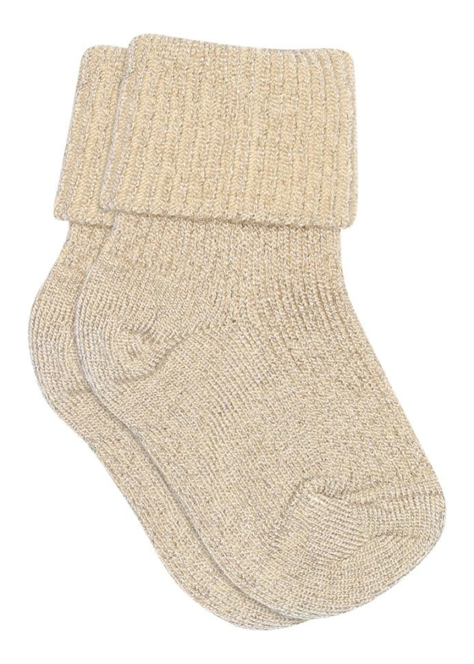 mp Denmark MP Denmark - Ida glitter socks ecru 4109