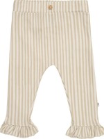 Klein Klein - trouser ruffle vertical stripe