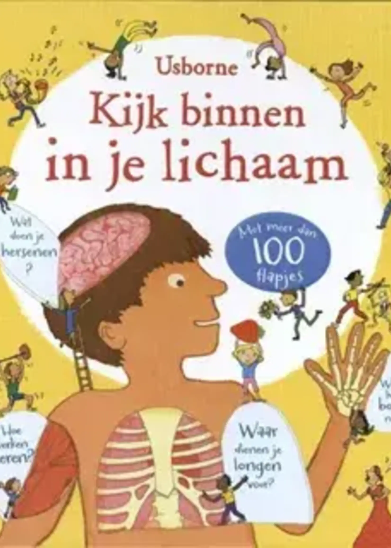 Usborne Usborne - flapjesboek kijk binnen in je lichaam.