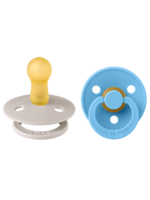 Bibs Bibs - round size 2 mushroom/breeze