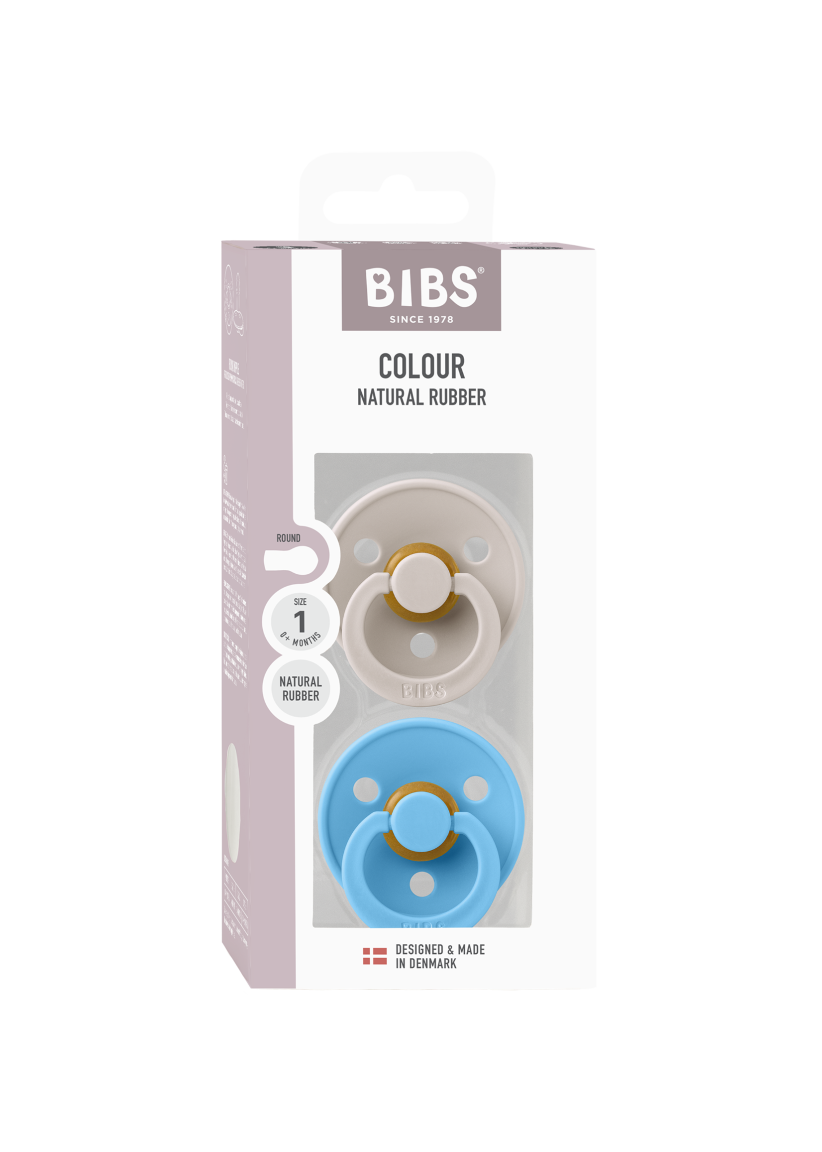 Bibs Bibs - round size 2 mushroom/breeze