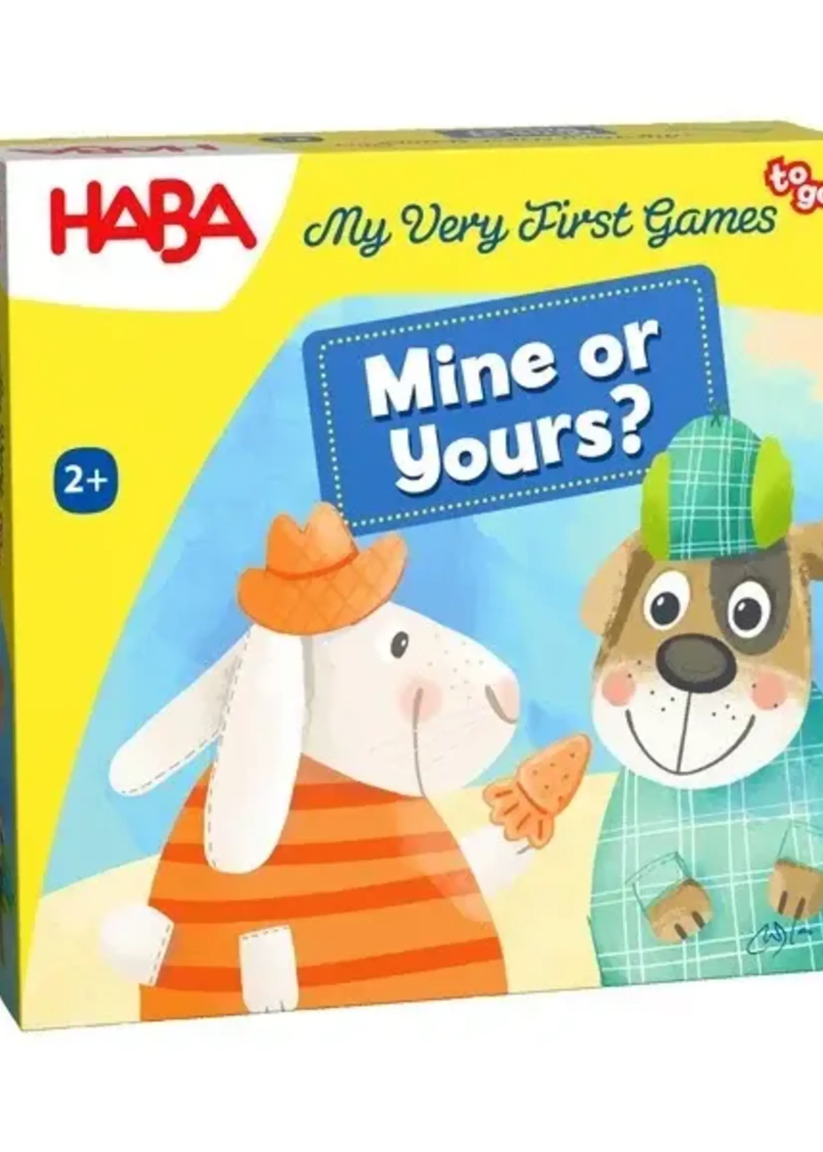 Haba Haba - mijn eerste spellen van mij of van jou?