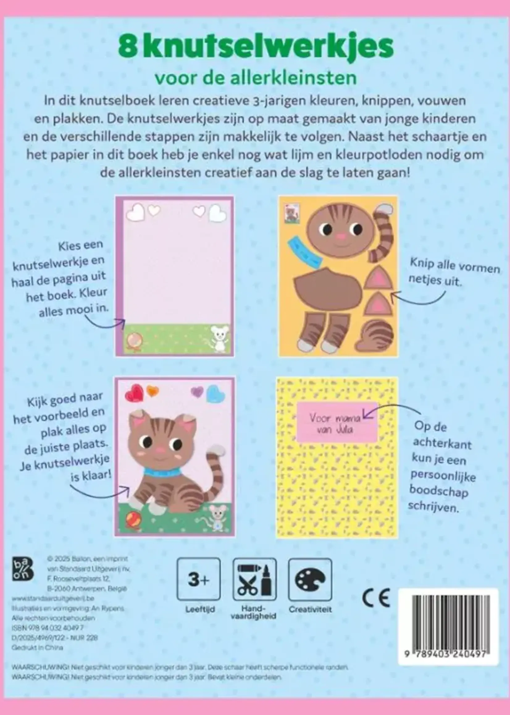 Ballon Ik leer knippen 3+ babydieren