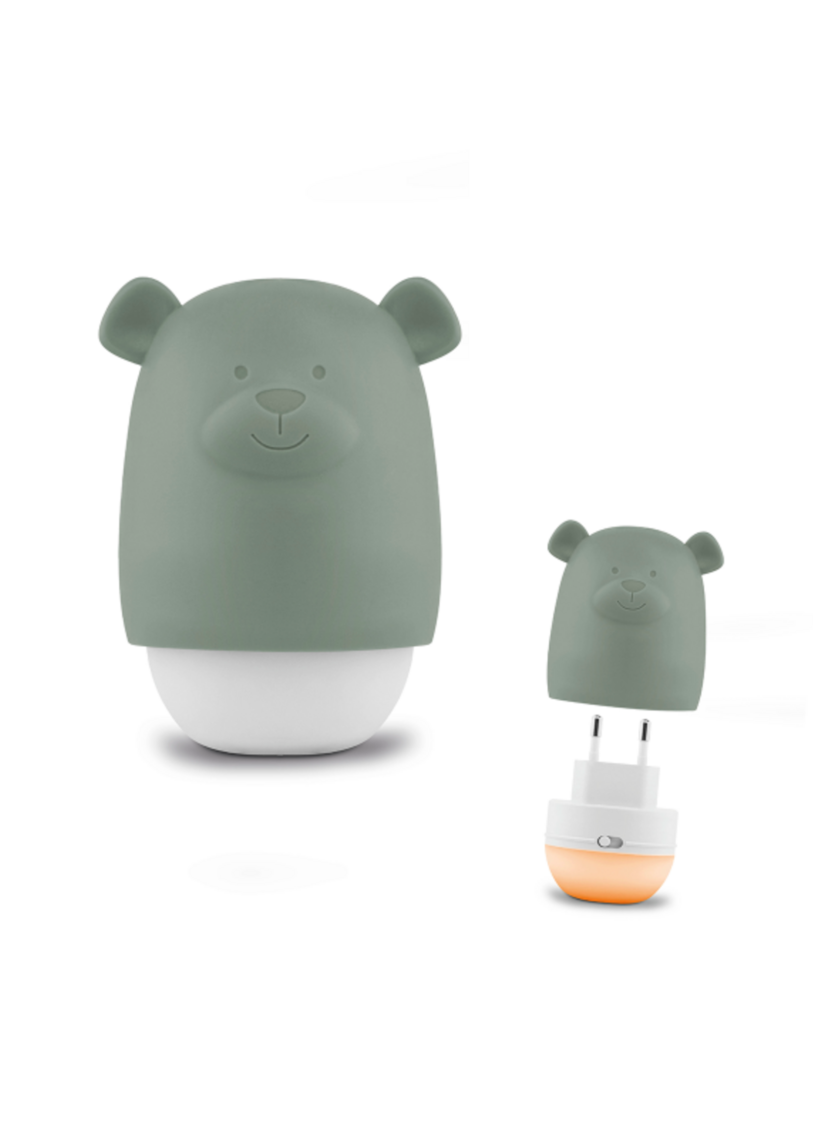 zazu Zazu - nightlight benny the bear green