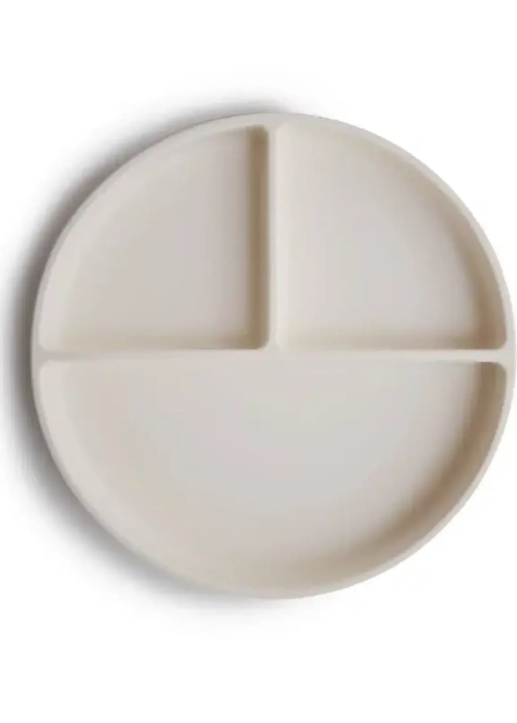 Mushie Mushie - silicone plate ivory