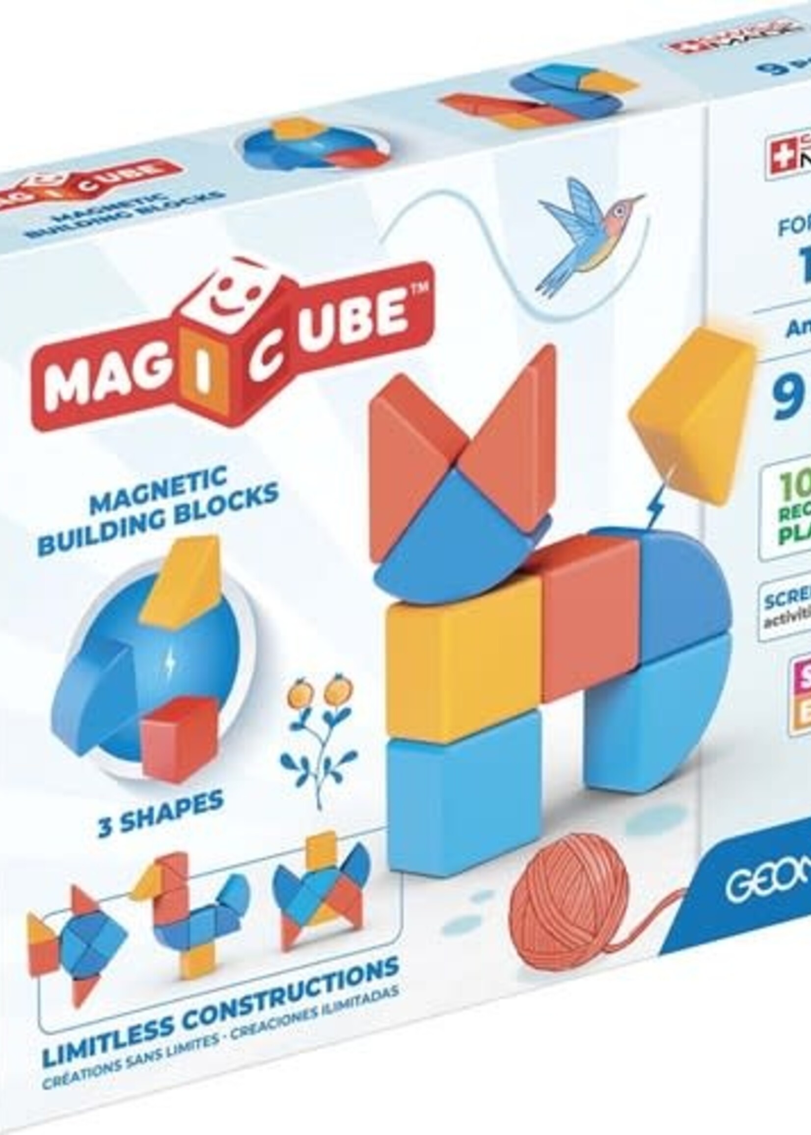 Geomag Geomag - magicube animals 9-delig  magnetische blokken