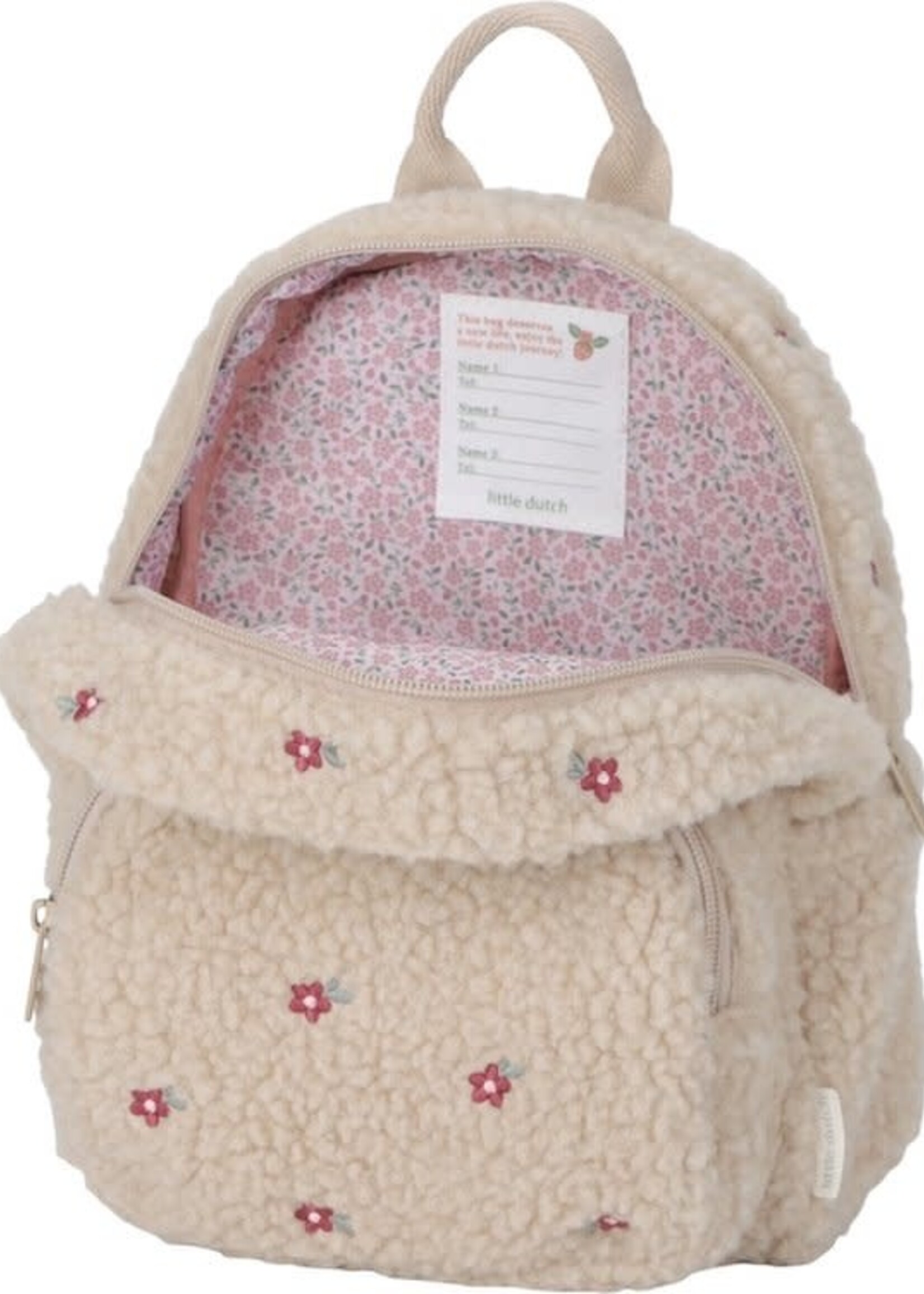 Little Dutch - rugtas teddy sand