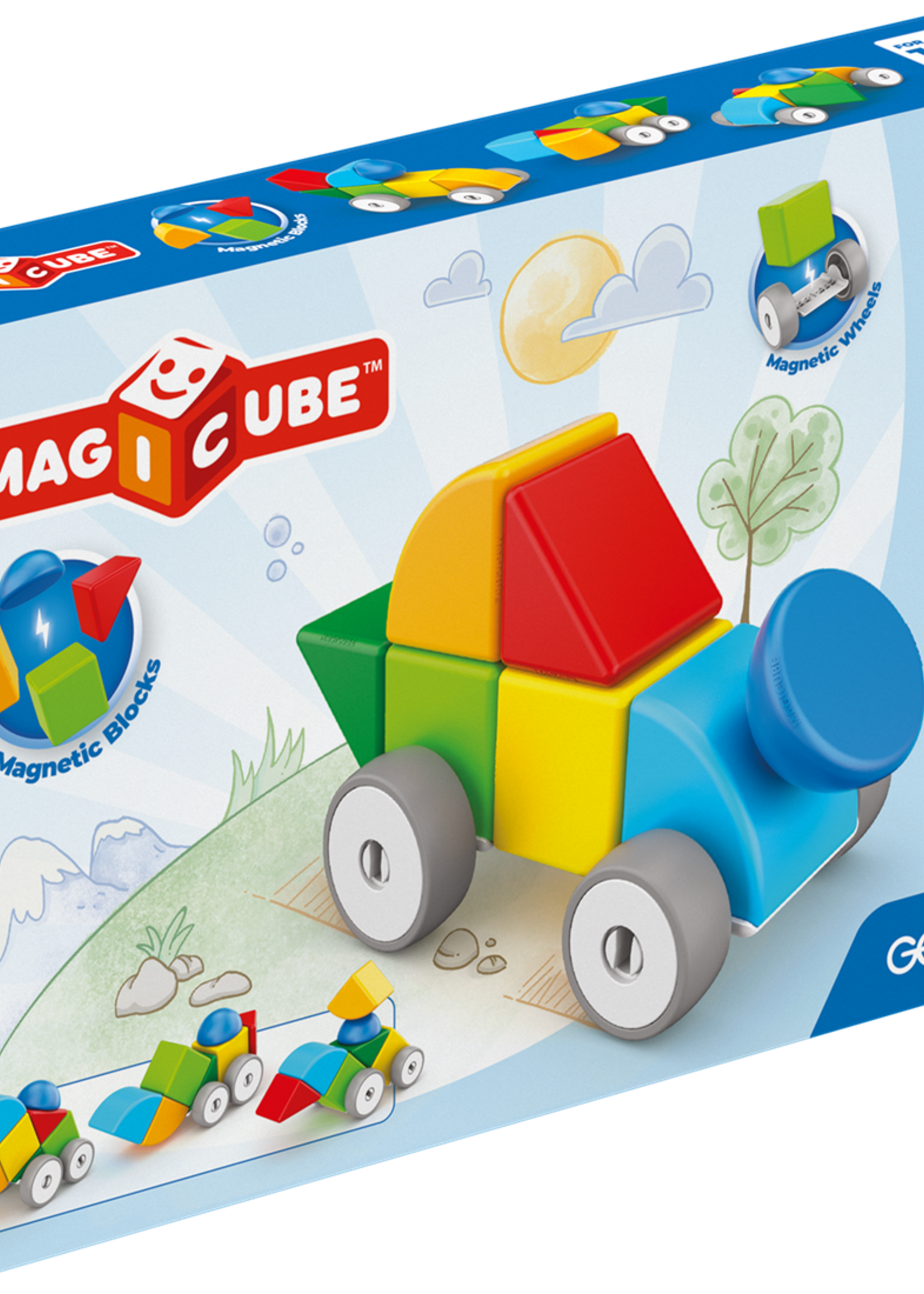 Geomag Geomag - magicube cars recycled 13-delig