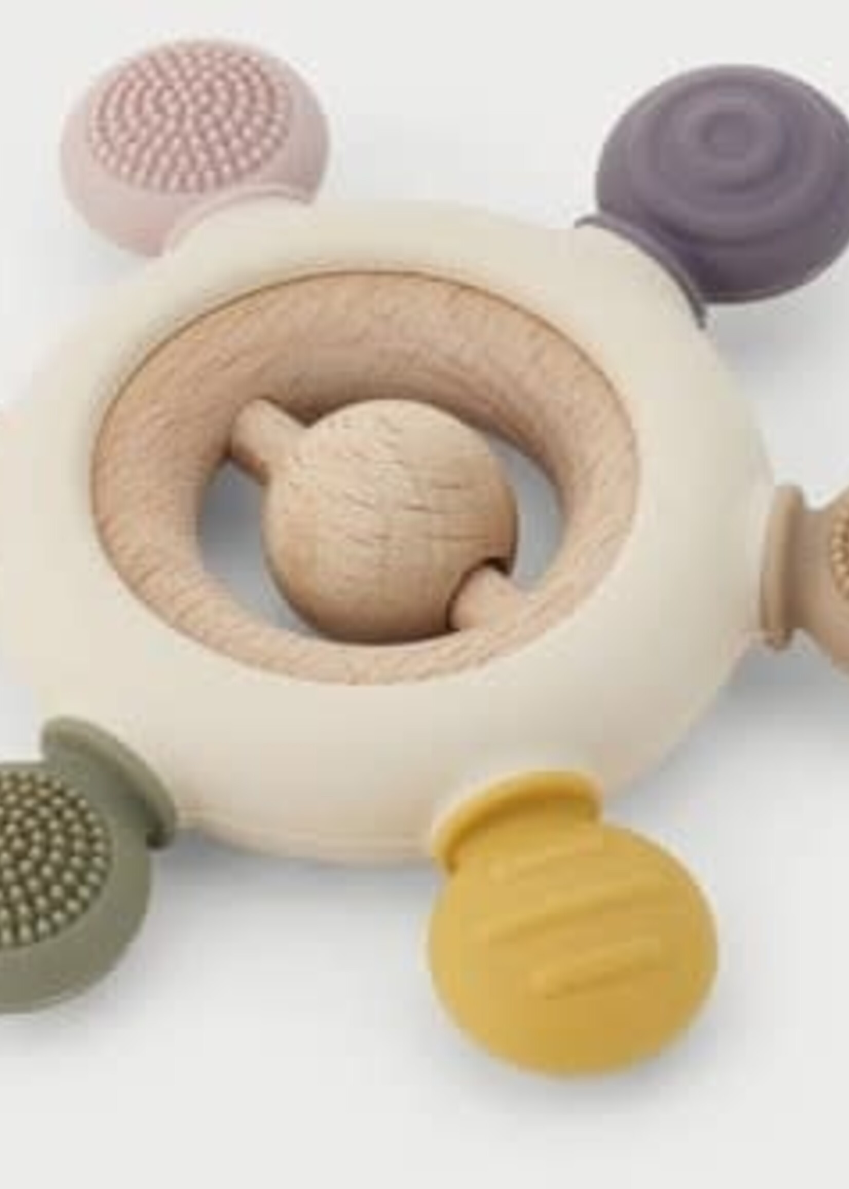 Tickit Tickit - silisoft rammelaar bijtspeelgoed (aarde kleuren)