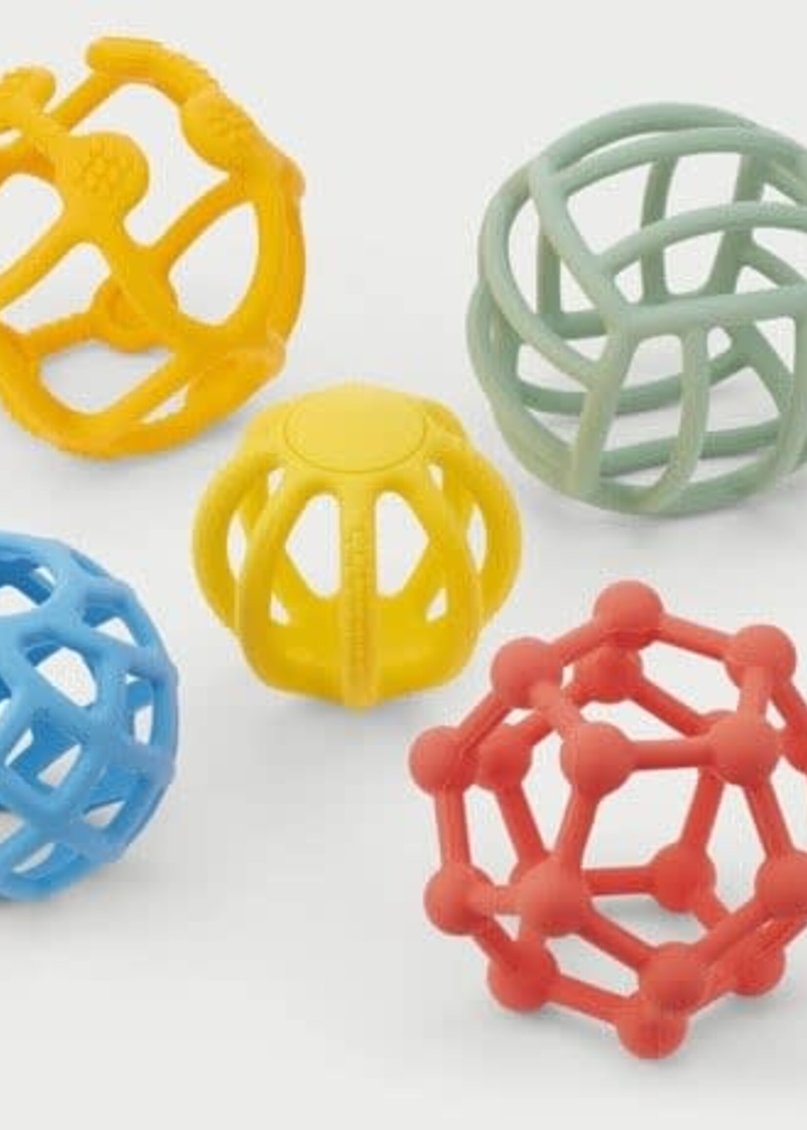 Tickit Tickit - silisoft flexibele ballen regenboog 5 stuks