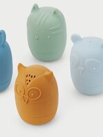 Tickit Tickit - silisoft dierlijke waterspuiters neutrale kleuren 4 stuks