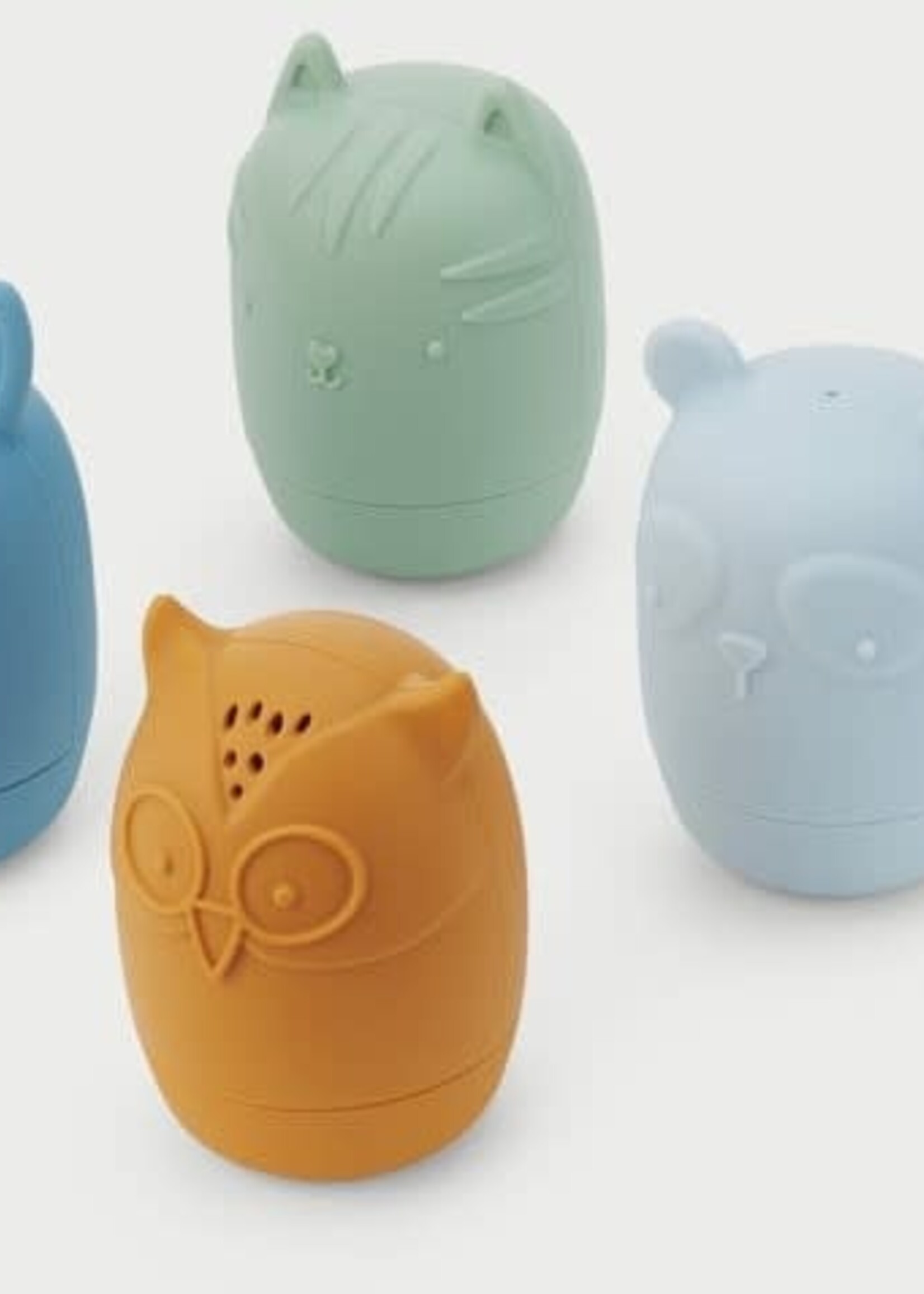 Tickit Tickit - silisoft dierlijke waterspuiters neutrale kleuren 4 stuks