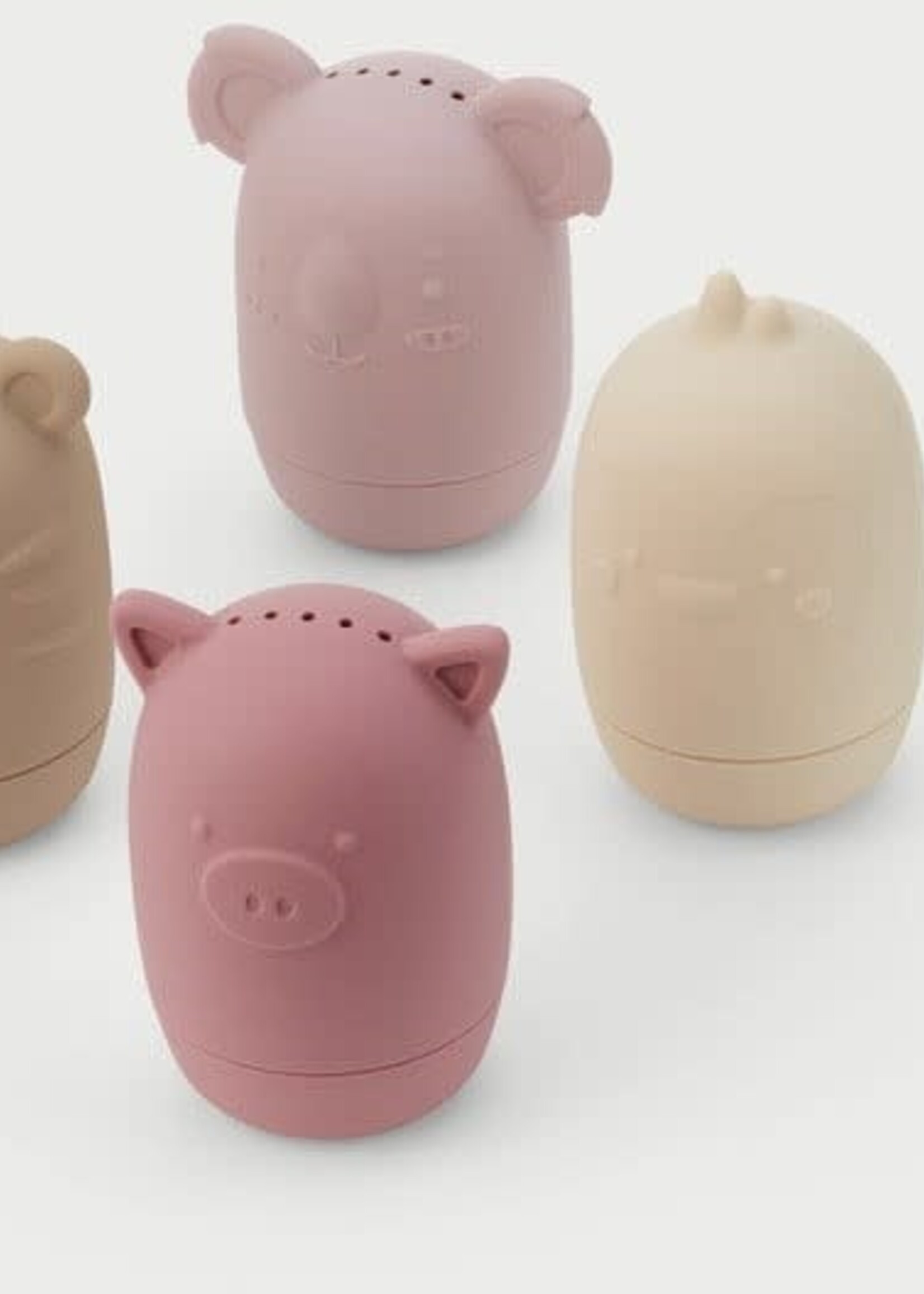 Tickit Tickit - silisoft dierlijke waterspuiters aarde kleuren 4 stuks