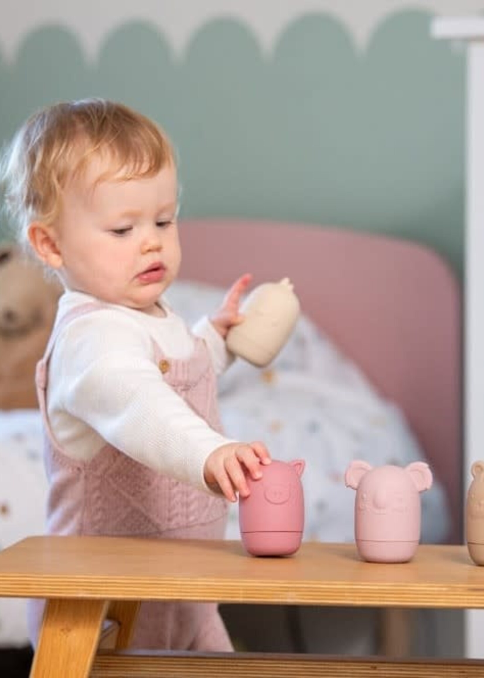 Tickit Tickit - silisoft dierlijke waterspuiters aarde kleuren 4 stuks