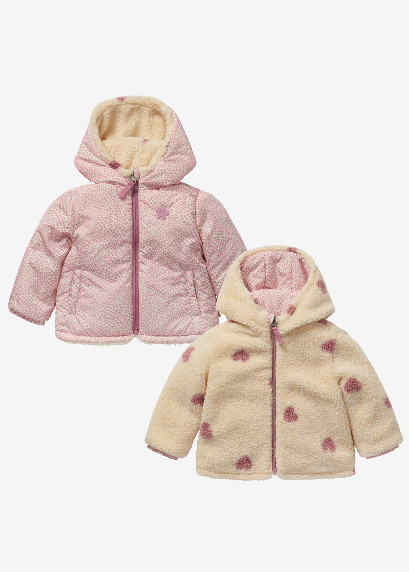 Noppies Noppies - jacket maplegrove reversible salsa