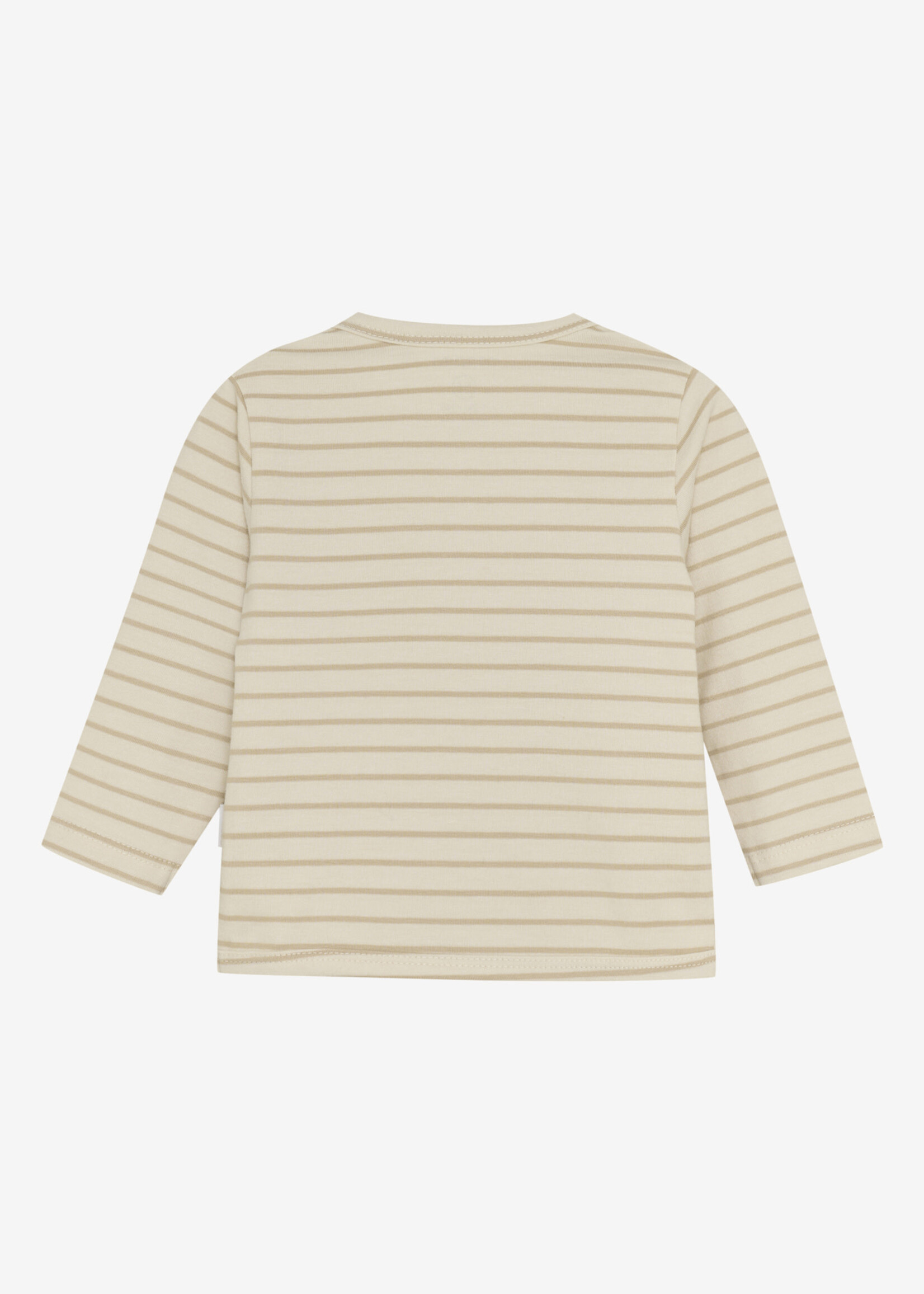 Noppies Noppies - tee wrap nour ls stripe pattern off white
