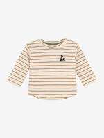 Noppies Noppies - tee sanborn ls stripe pattern off white