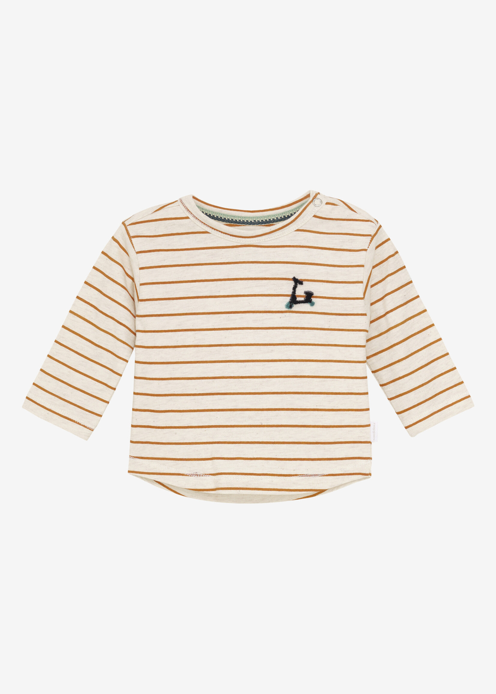 Noppies Noppies - tee sanborn ls stripe pattern off white