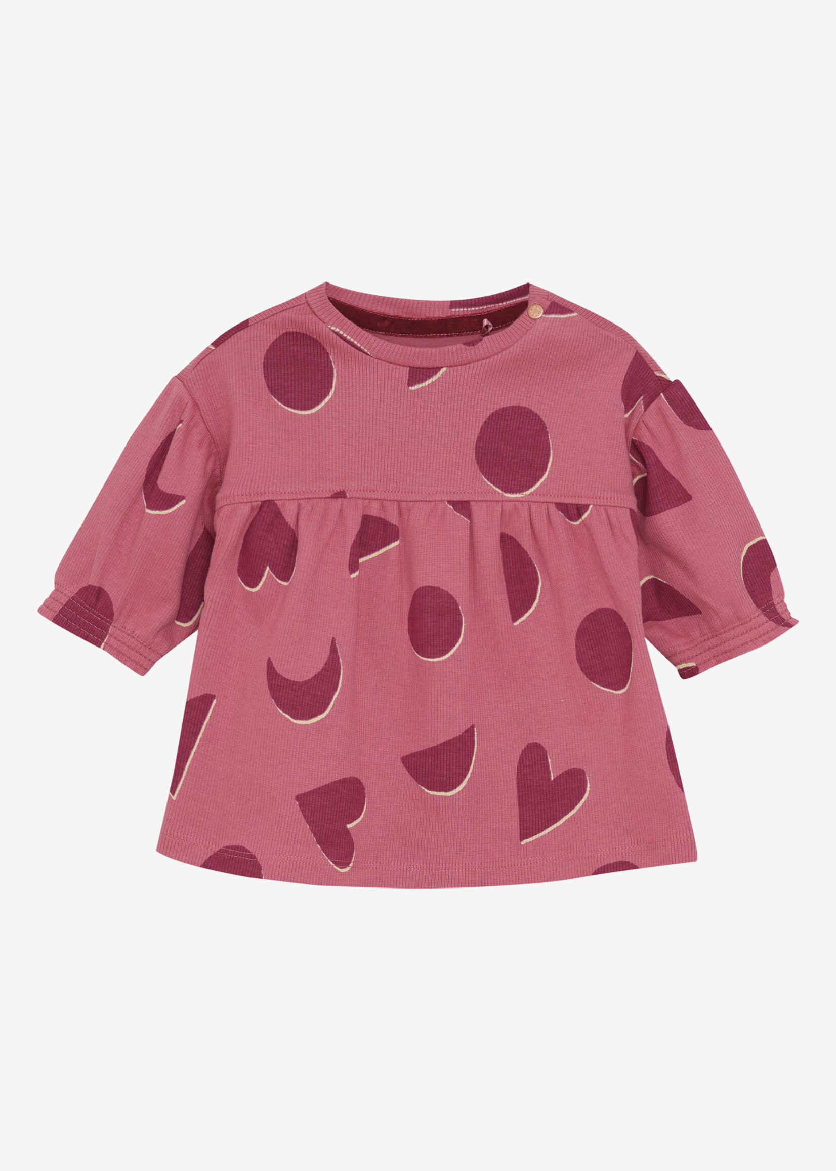 Noppies Noppies - dress tecumseh ls abstract pattern pink