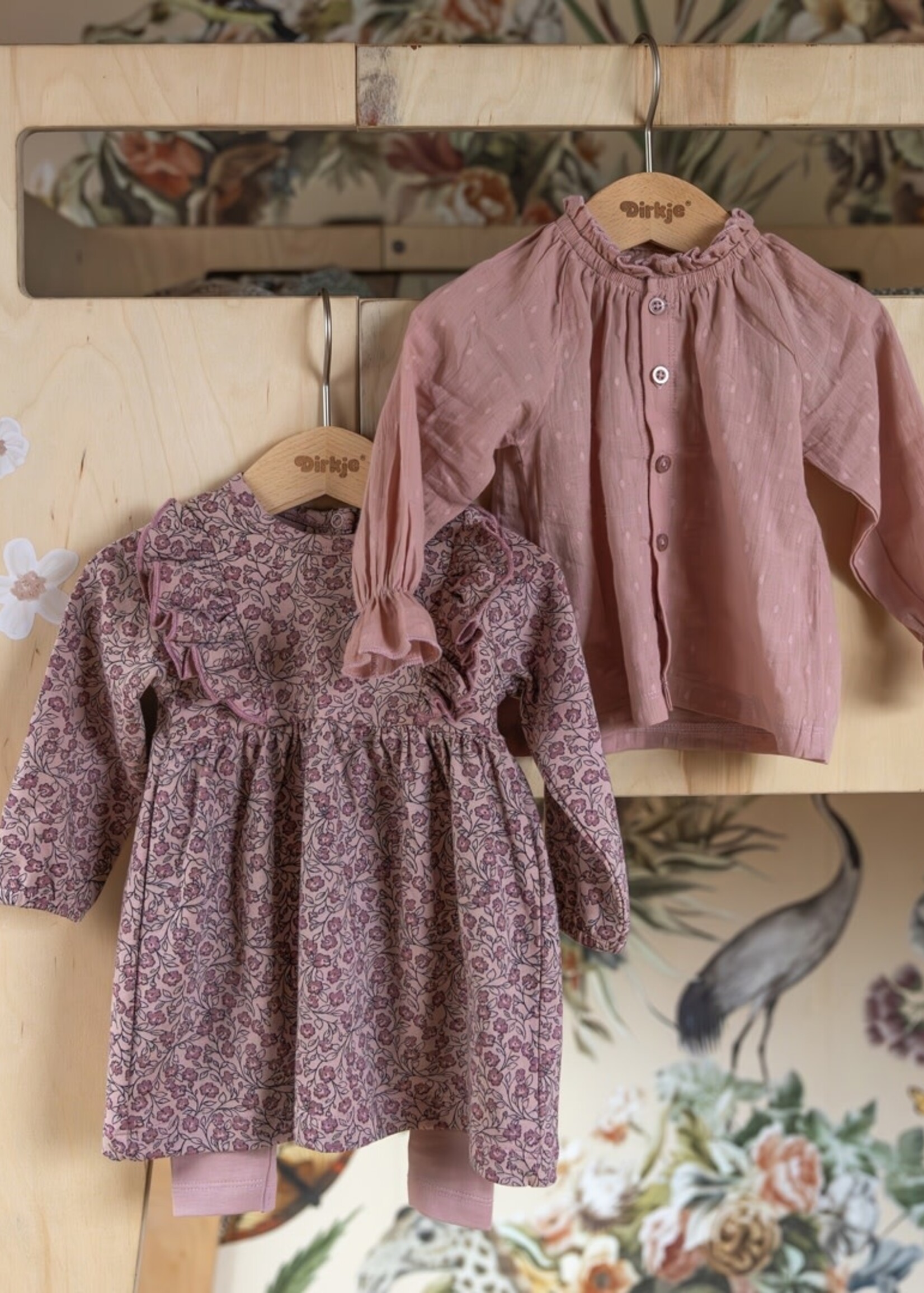 Dirkje Dirkje - blouse ls light mauve