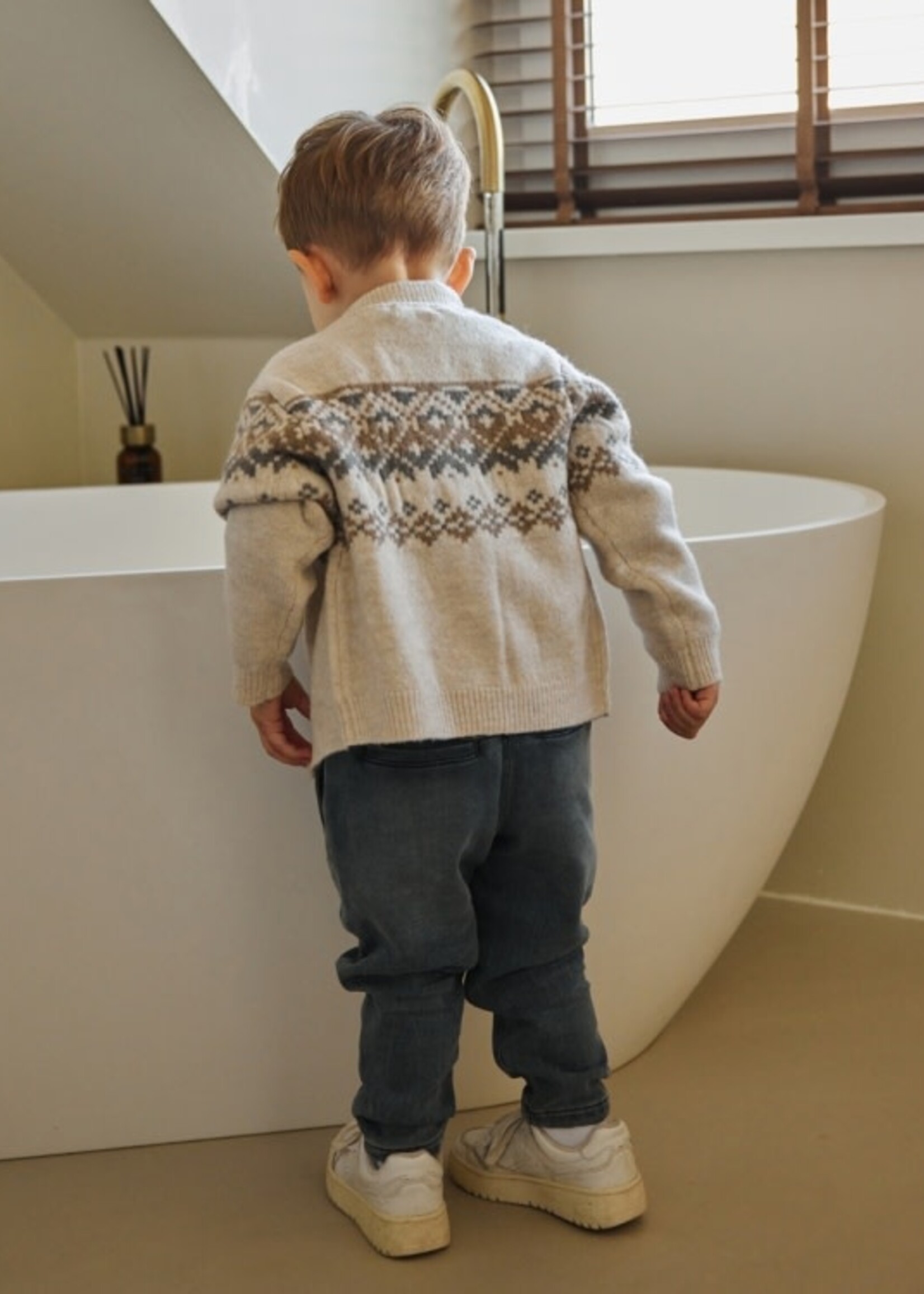Dirkje Dirkje - cardigan pebble