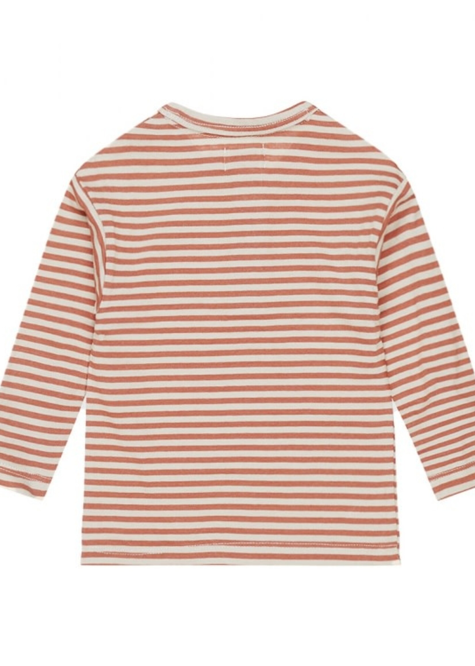 Dirkje Dirkje - t-shirt ls dropped shoulder pebble