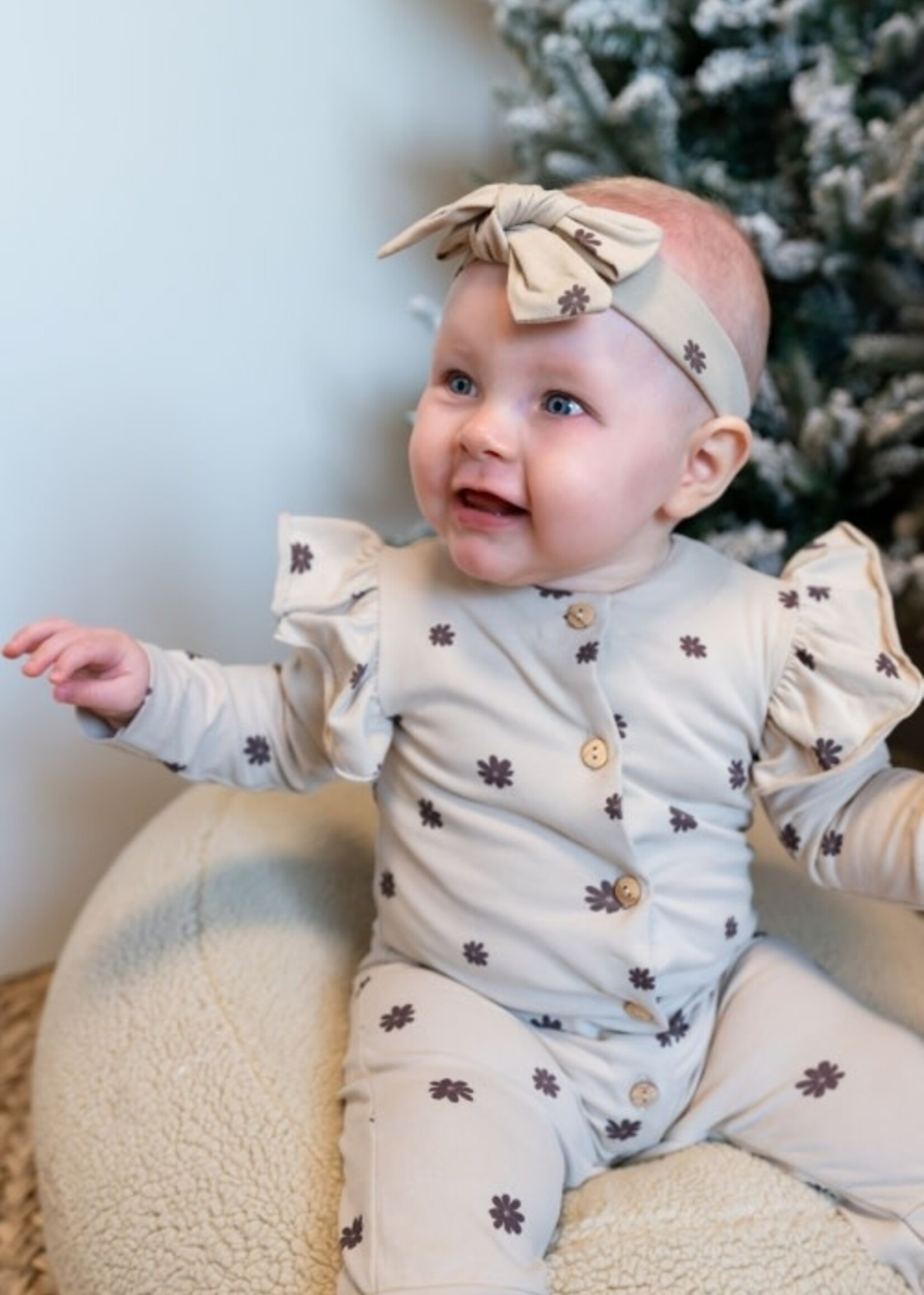 Klein Klein - jumpsuit ruffle AOP flower