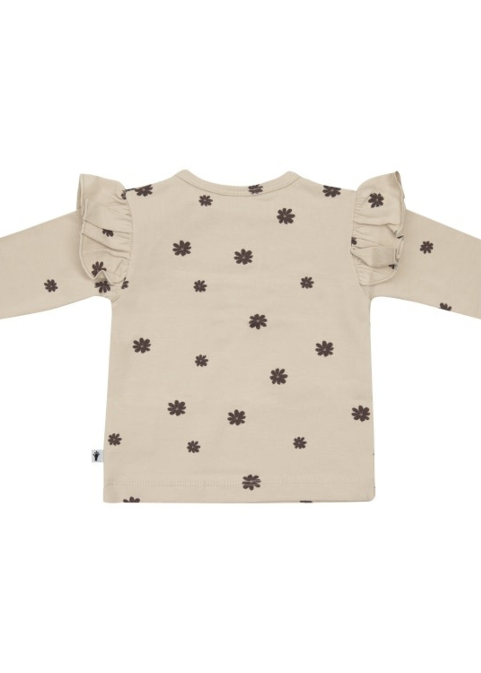 Klein Klein - shirt ruffle AOP flower